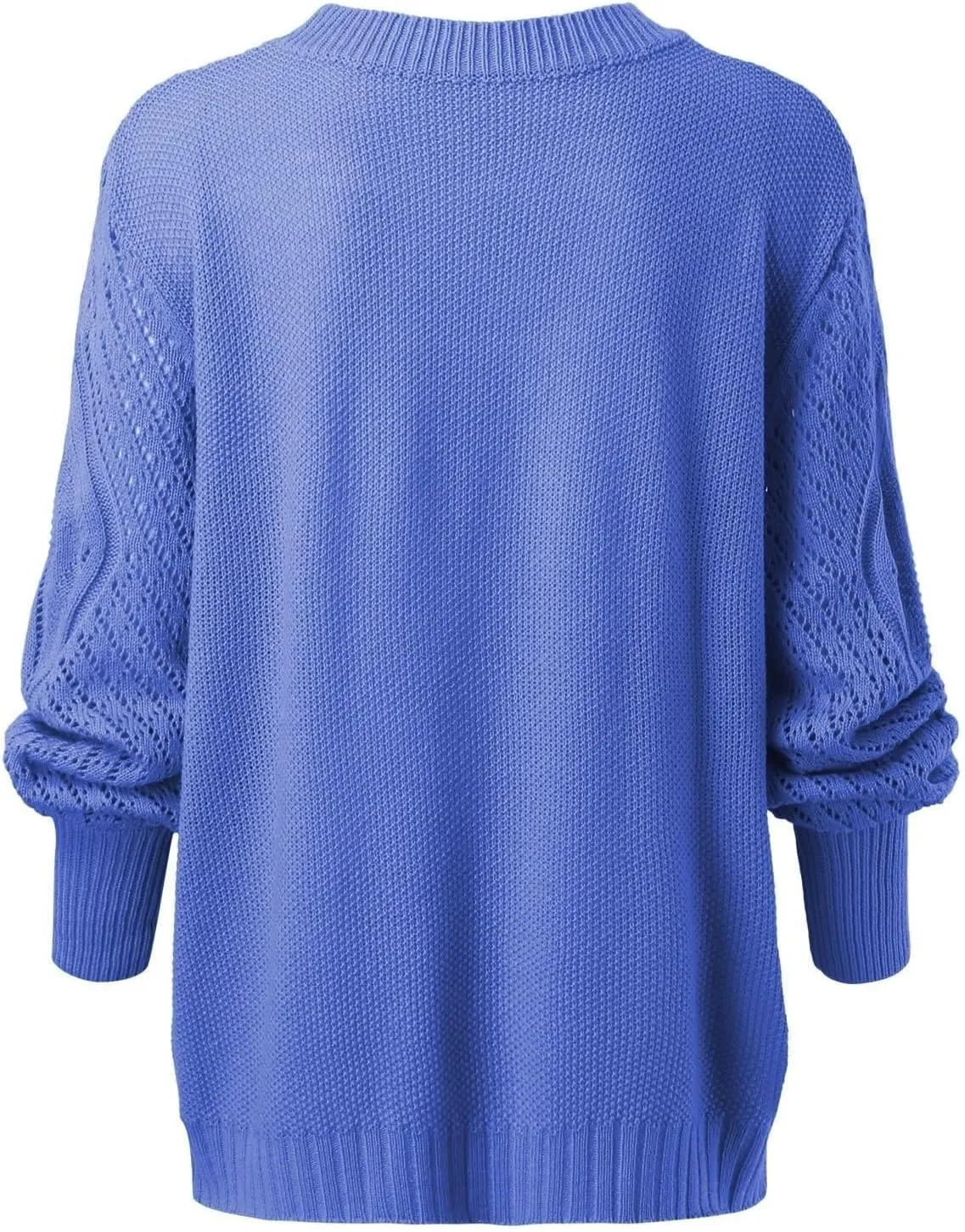 2024 Women's Pullover Autumn and Winter Solid Color Girls Daily Casual Fashion Knit Long Sleeve Sweater