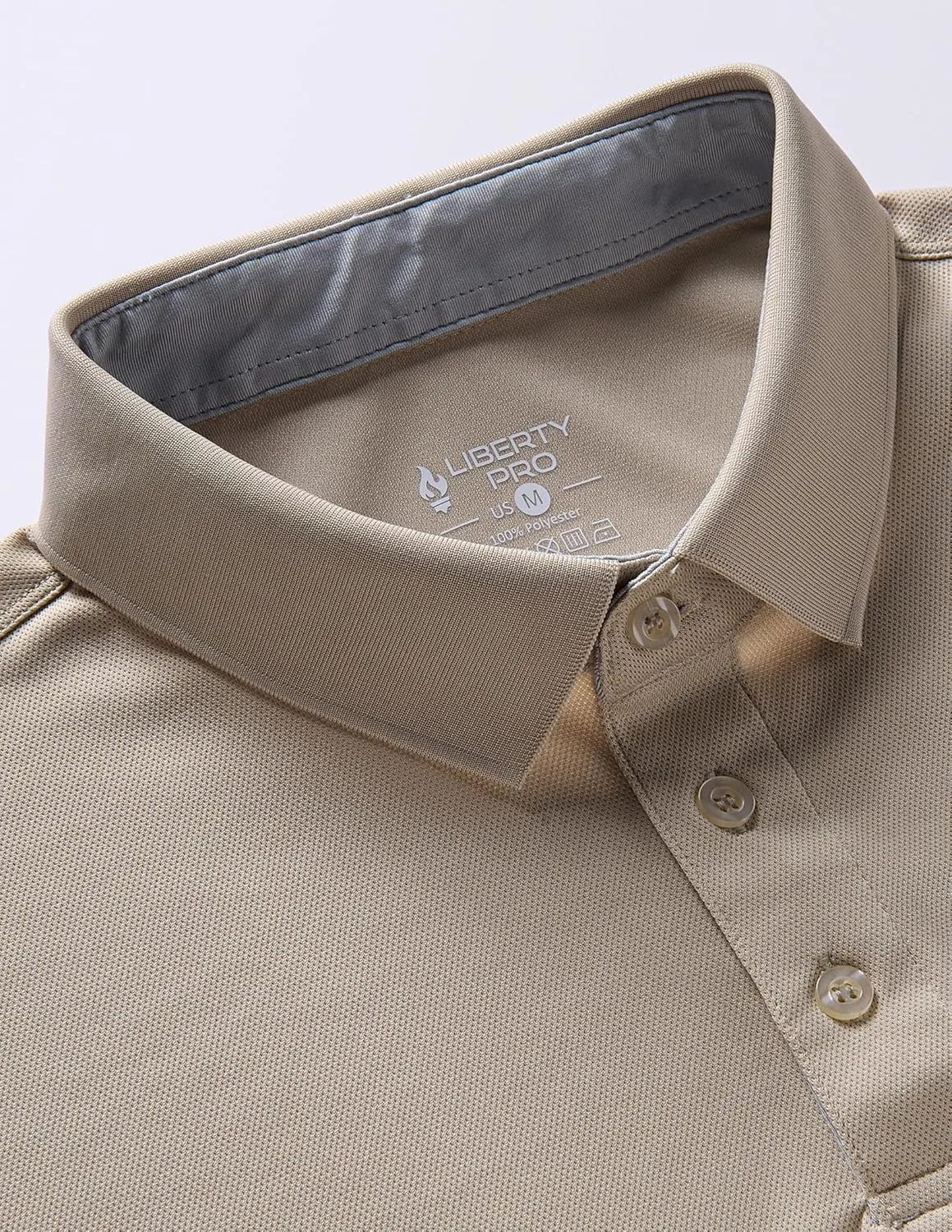 3 Pack: Dry Fit Long Sleeve Polo Shirts for Men, Athletic Collared Golf T-Shirts Performance Tops
