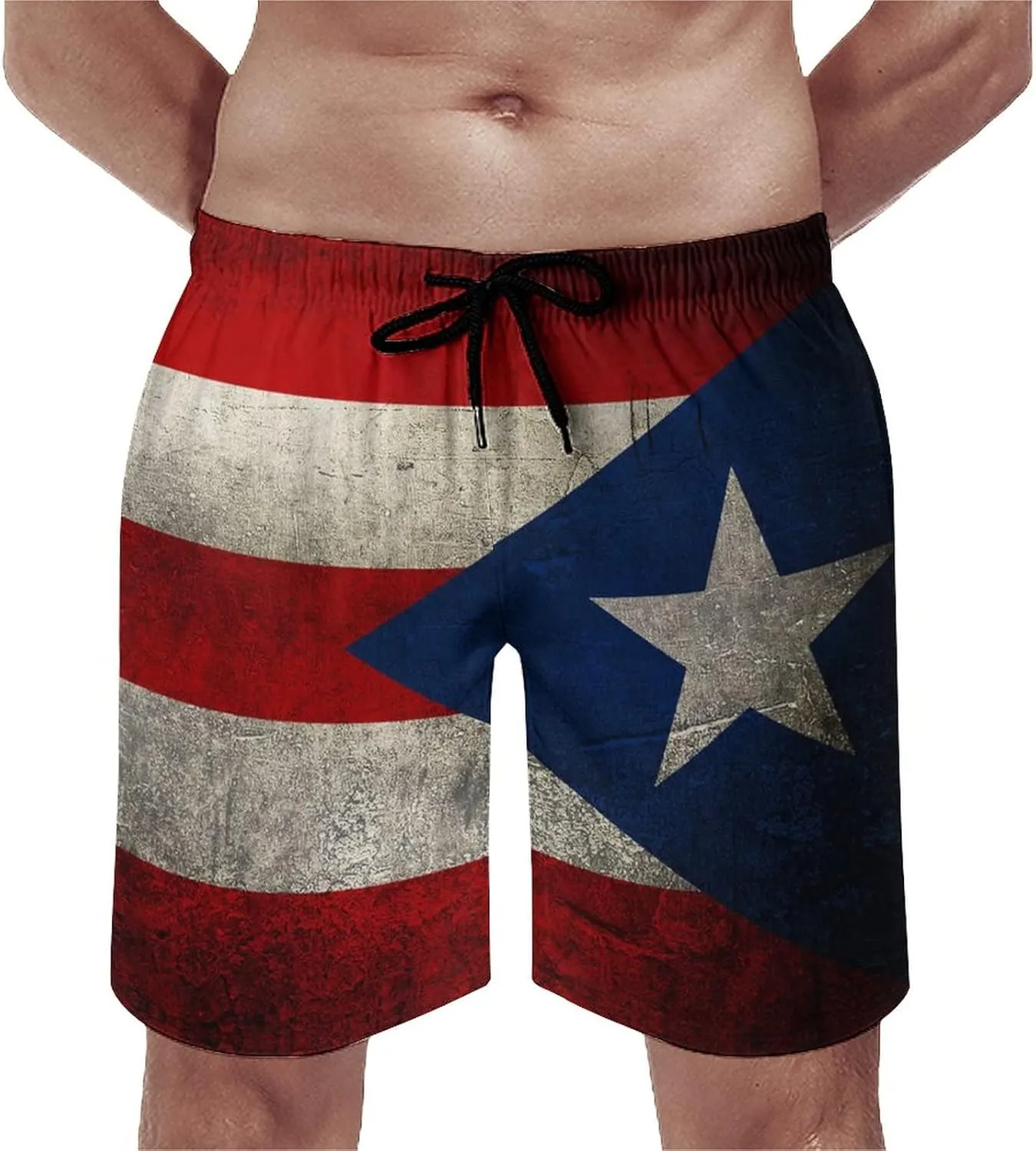 Aeoiba Mens Swim Trunks Quick Dry Board Shorts with Mesh Lining Beach Swimwear Bathing Suits