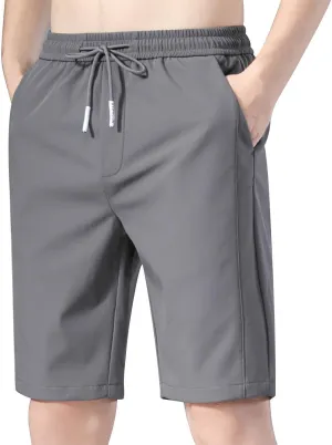 Athletic Running Shorts for Men Big and Tall Quick Dry Workout Hiking Shorts Lightweight Sports Gym Basketball Short