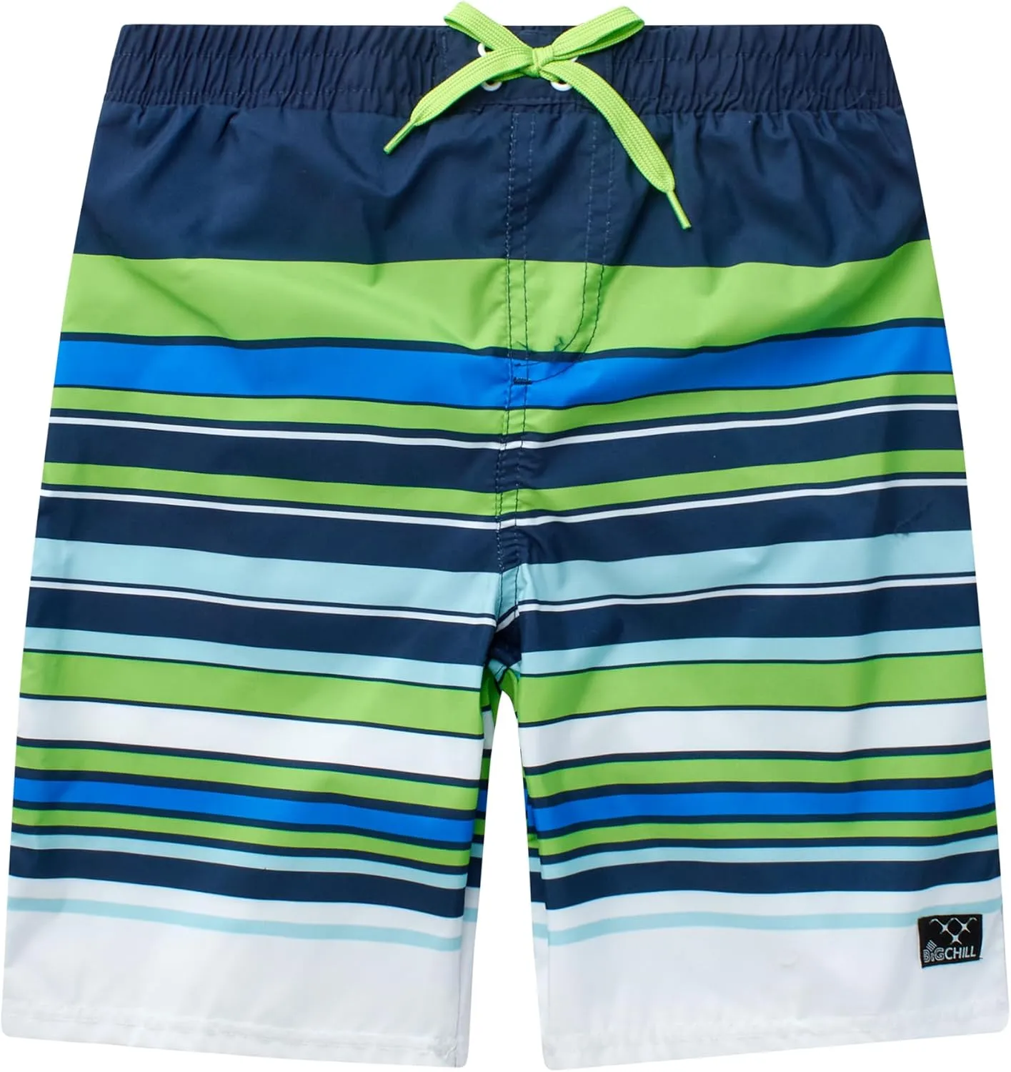 Big Chill Boys Rash Guard Set - 2 Piece UPF 50  Quick Dry Short Sleeve Swim Shirt and Swim Trunks for Boys (Sizes: 4-14)
