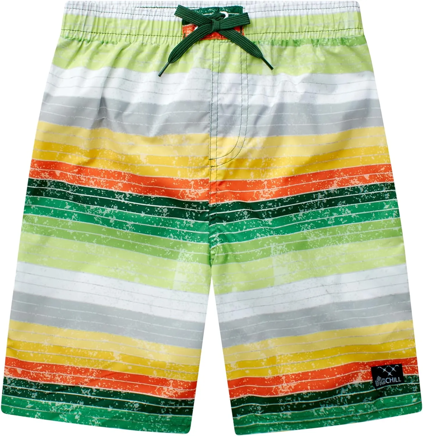 Big Chill Boys Rash Guard Set - 2 Piece UPF 50  Quick Dry Short Sleeve Swim Shirt and Swim Trunks for Boys (Sizes: 4-14)