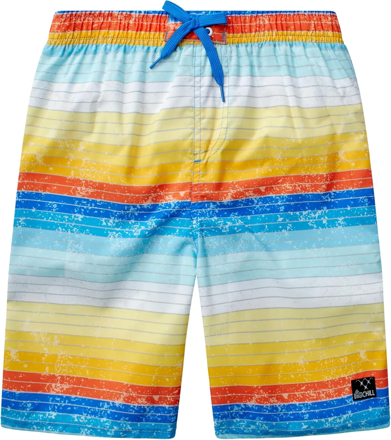 Big Chill Boys Rash Guard Set - 2 Piece UPF 50  Quick Dry Short Sleeve Swim Shirt and Swim Trunks for Boys (Sizes: 4-14)
