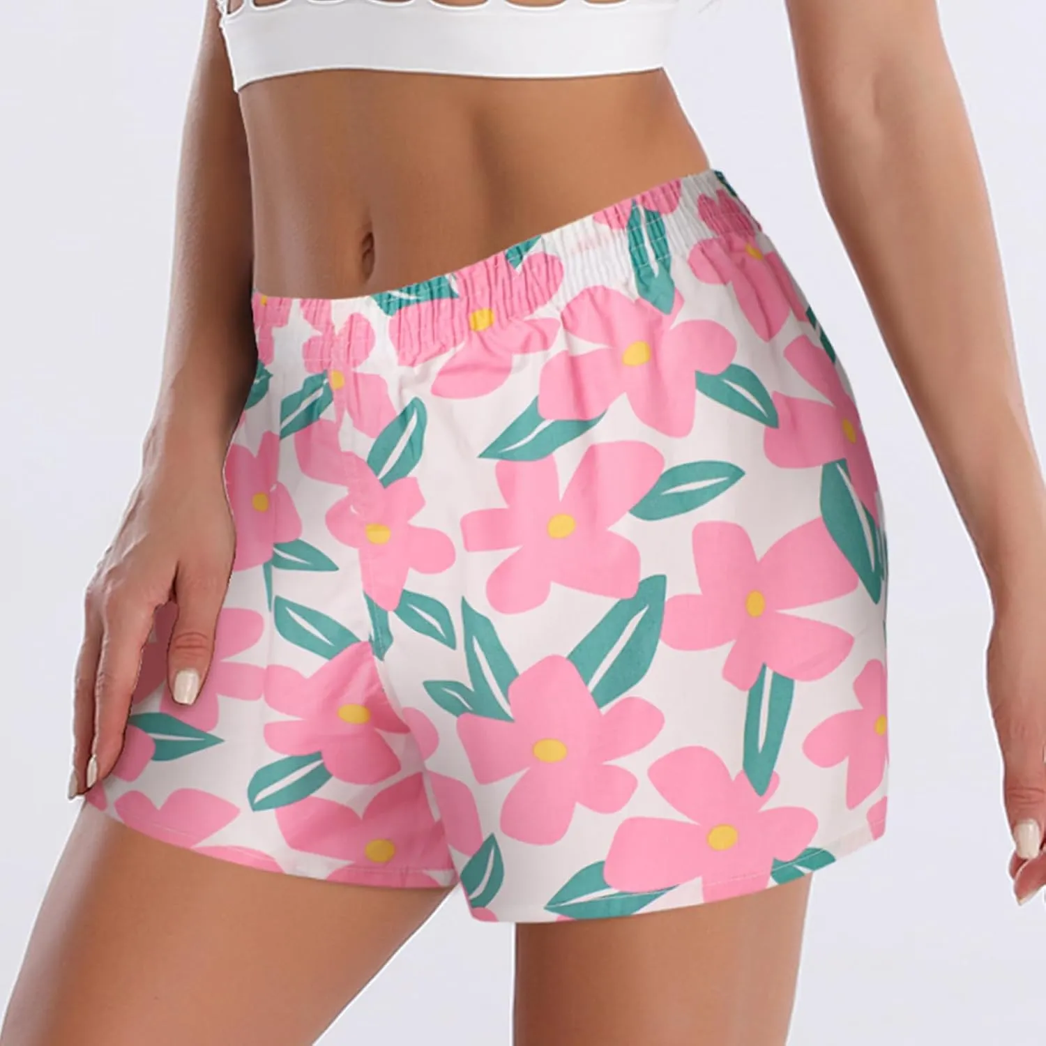 Boxer for Women Pj Boxers 100 Cotton Gingham Ladies Boxers Print Y2k Checkered Striped Shorts Plaid Camo Pjs