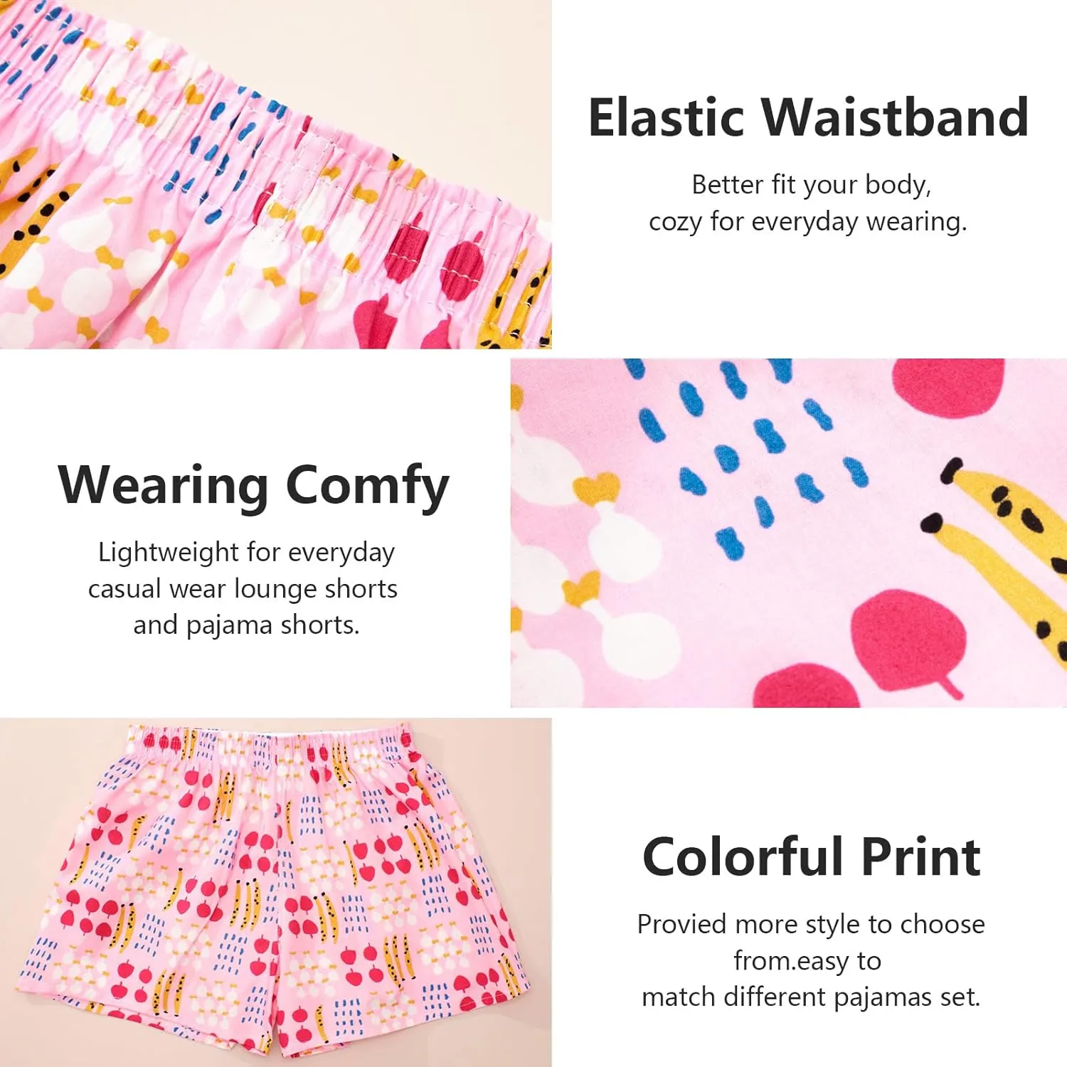 Boxer for Women Pj Boxers 100 Cotton Gingham Ladies Boxers Print Y2k Checkered Striped Shorts Plaid Camo Pjs