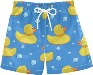 Boys Swim Trunks Toddler Boy Swimsuit Boys Bathing Suits Adjustable Waist Swim Beach Shorts for Kids 2T-16
