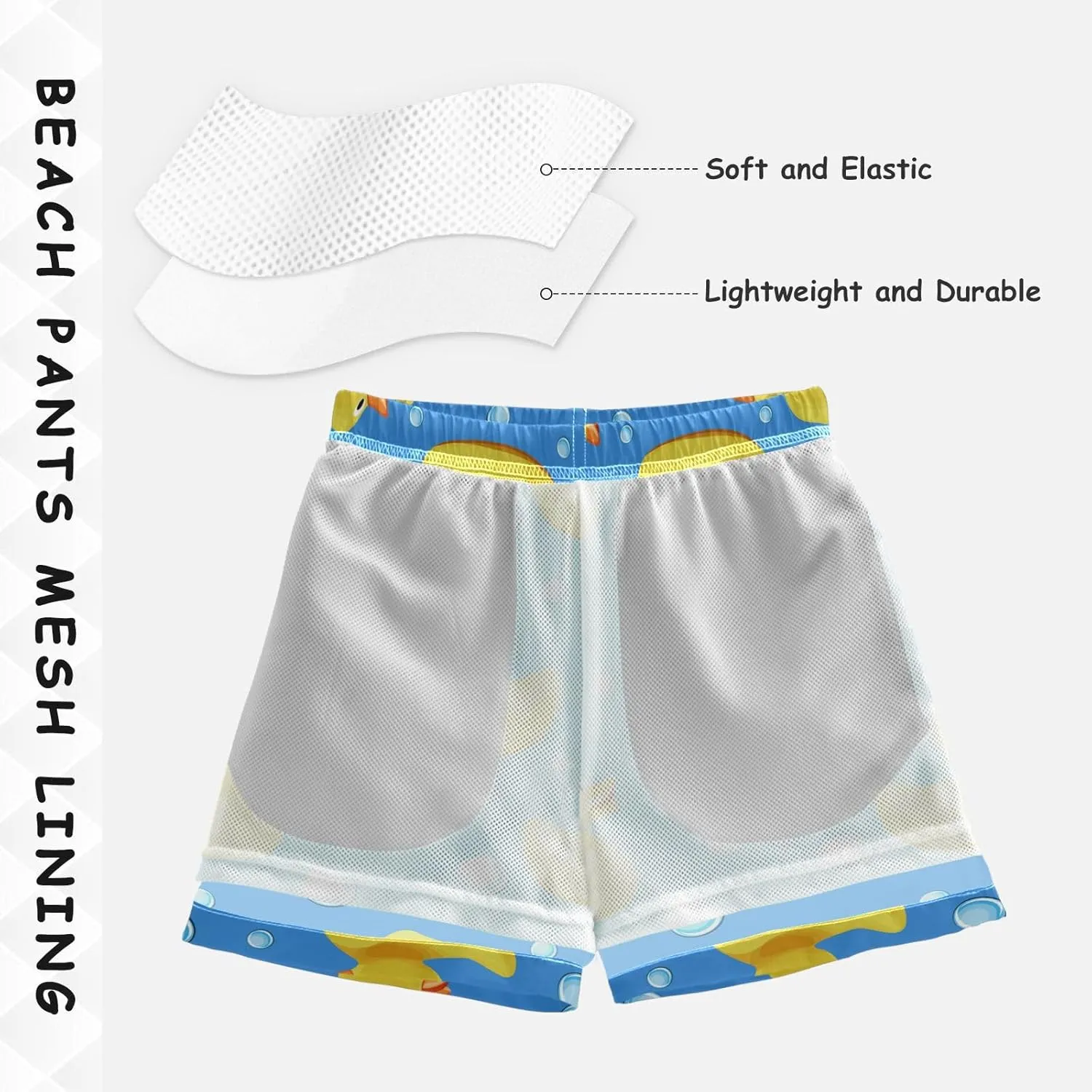 Boys Swim Trunks Toddler Boy Swimsuit Boys Bathing Suits Adjustable Waist Swim Beach Shorts for Kids 2T-16