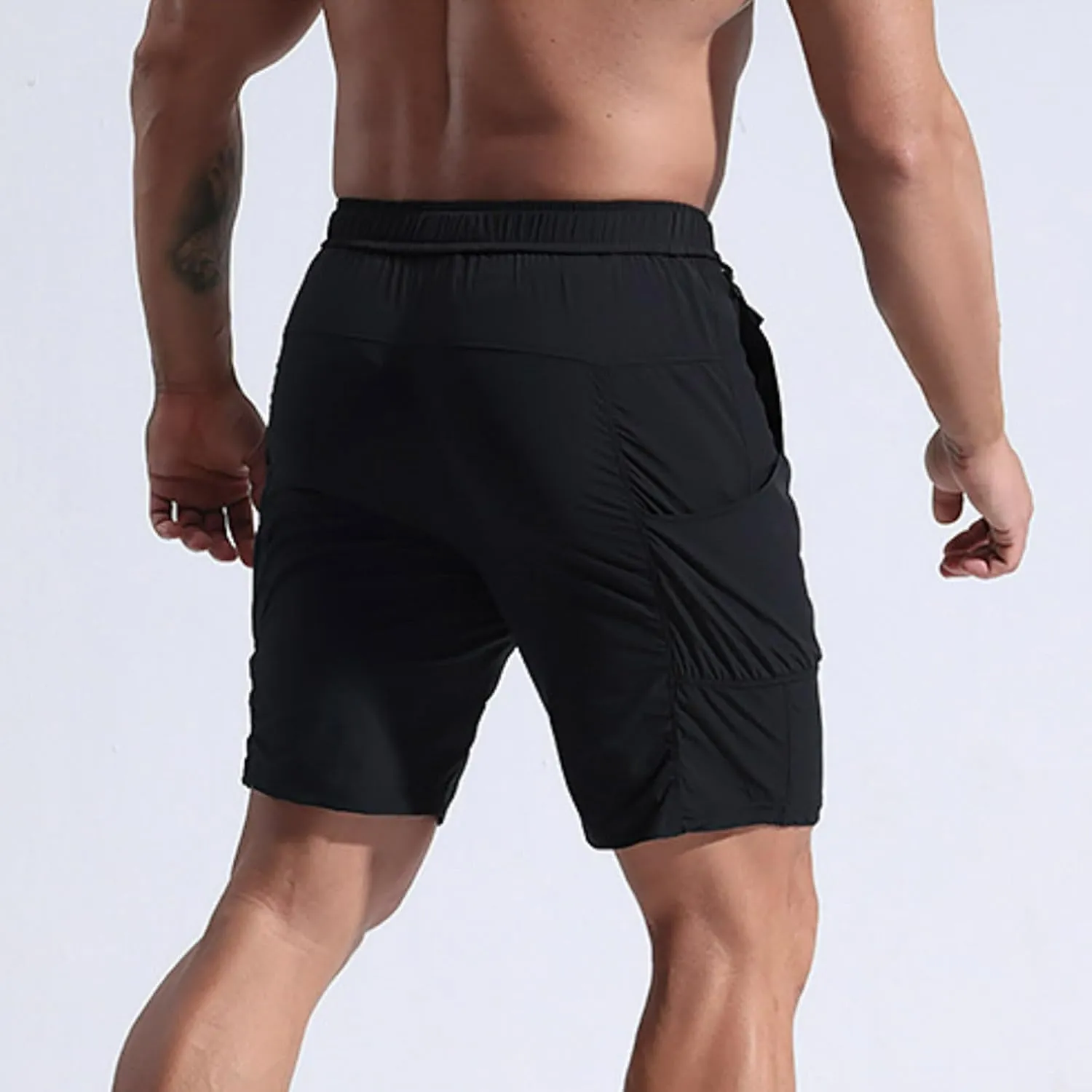 Cambkatl Mens Quick Dry Running Shorts Elastic Waist Casual Summer Athletic Sports Workout Gym Shorts with Pockets
