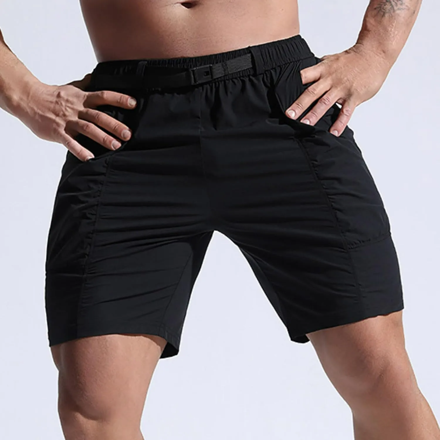 Cambkatl Mens Quick Dry Running Shorts Elastic Waist Casual Summer Athletic Sports Workout Gym Shorts with Pockets