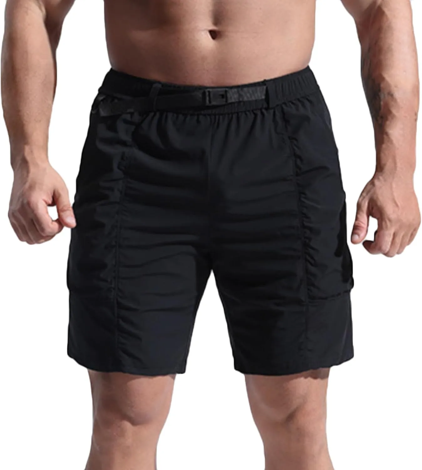 Cambkatl Mens Quick Dry Running Shorts Elastic Waist Casual Summer Athletic Sports Workout Gym Shorts with Pockets