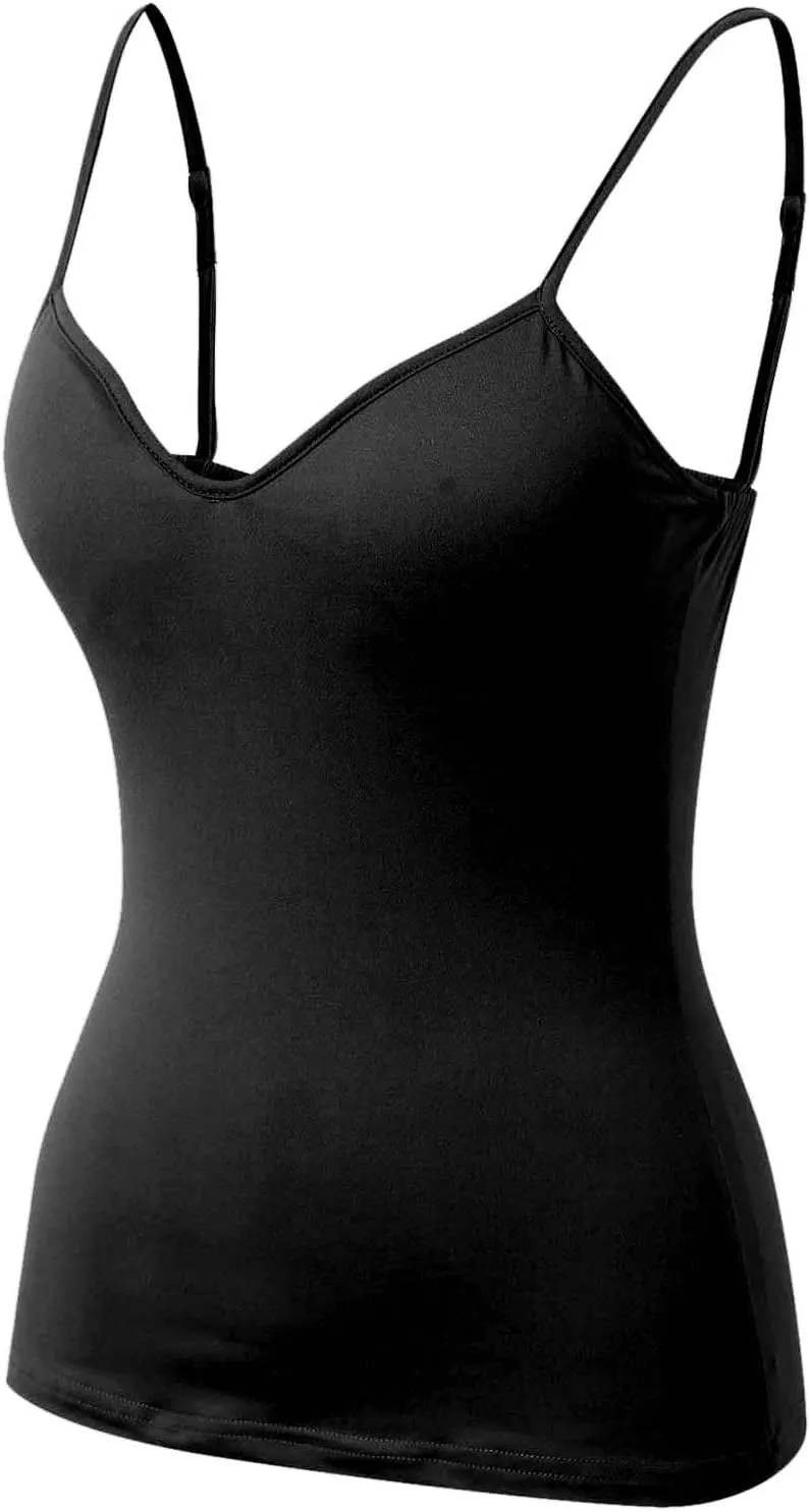 Camisole Tops for Women Summer Racerback Soft Casual Tank Tops with Built in Bra Workout Yoga Shirts