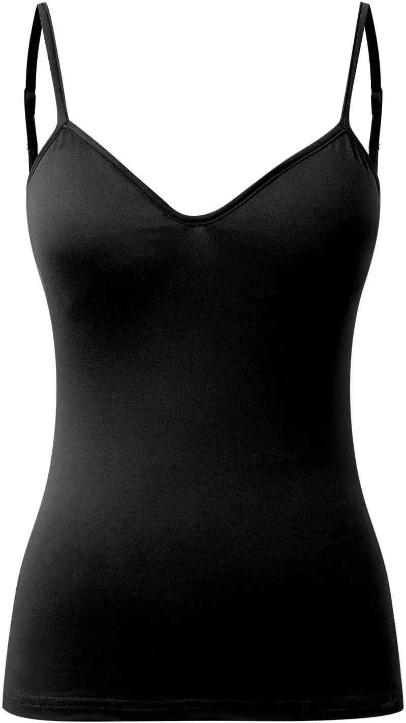Camisole Tops for Women Summer Racerback Soft Casual Tank Tops with Built in Bra Workout Yoga Shirts