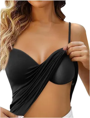 Camisole Tops for Women Wtih Shelf Bra Racerback Workout Yoga Shirts Soft Casual Tank Tops Layer Padded Bra