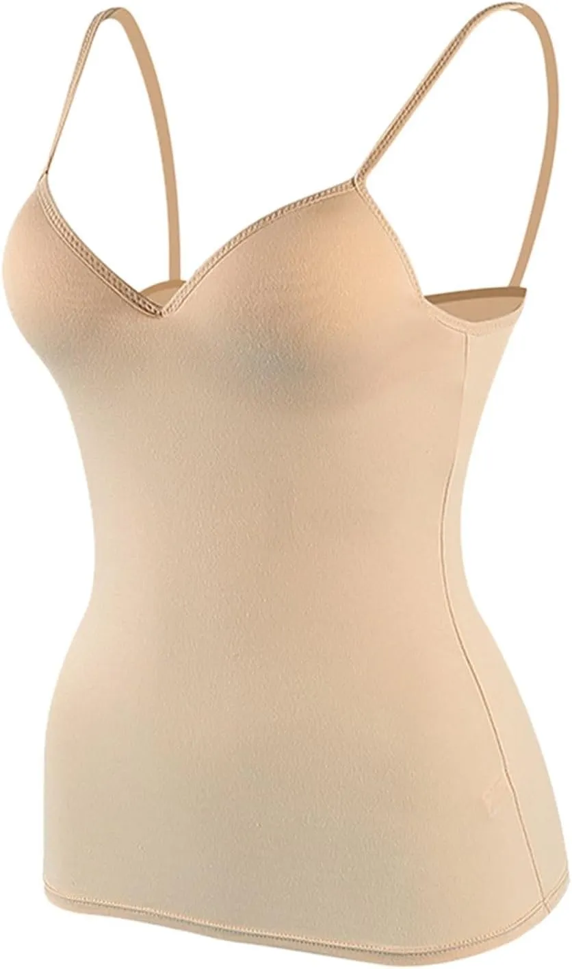 Camisole Tops for Women Wtih Shelf Bra Racerback Workout Yoga Shirts Soft Casual Tank Tops Layer Padded Bra