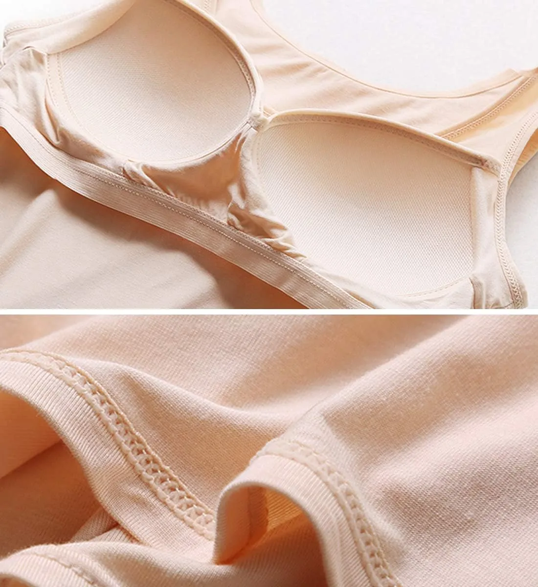 Camisoles for Women with Built in Bra,Basic Yoga Top Layering Tank Top Padded Bra Undershirt(S-3XL)