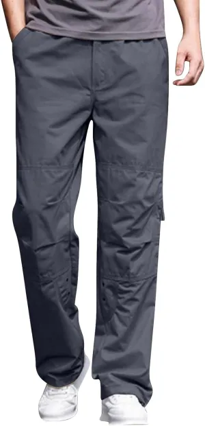 Casual Hiking Pants for Men Stretch Relaxed Fit Cotton Ripstop Tactical Pants Outdoor Work Long Trousers with Pockets