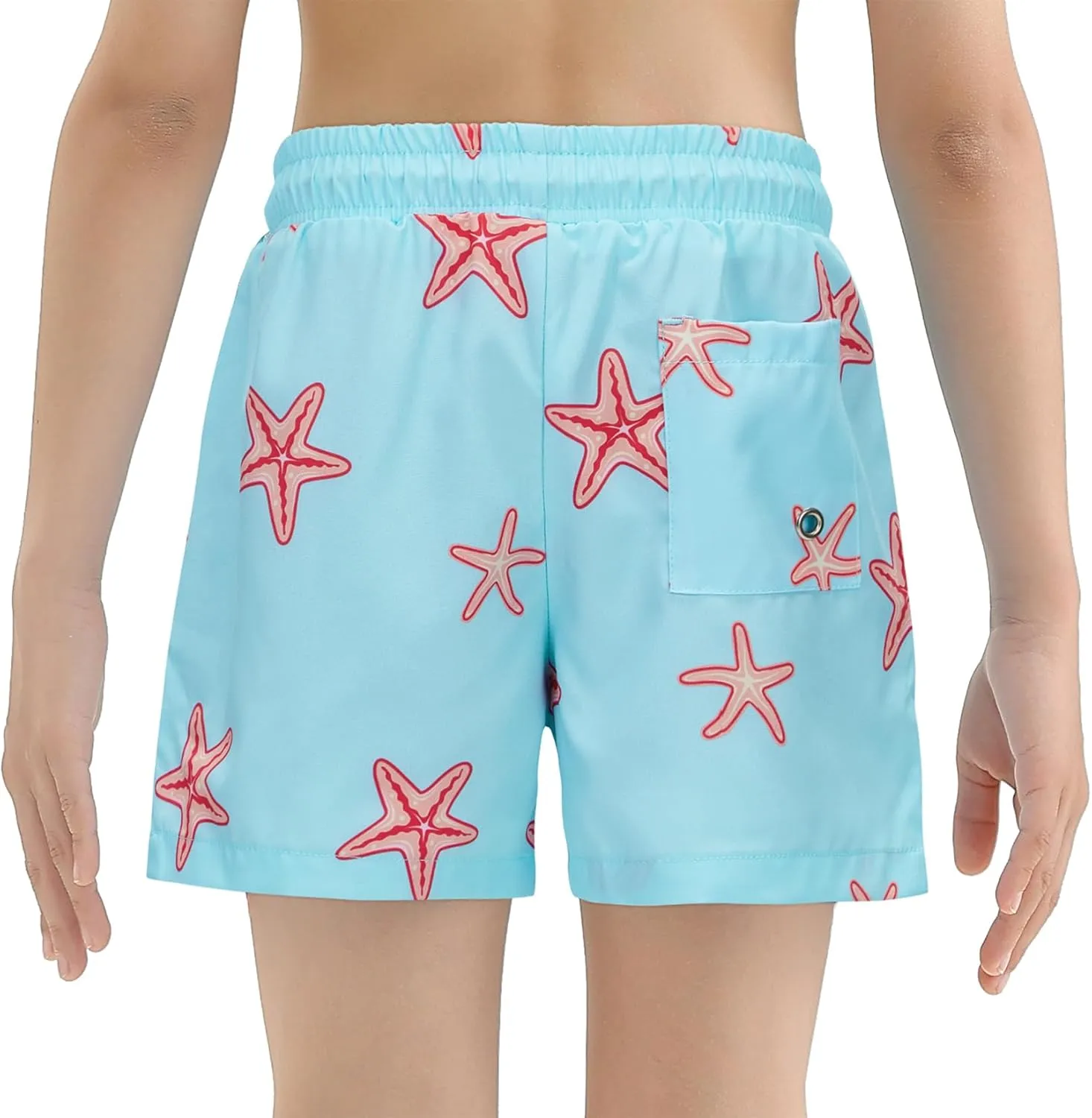Century Star Boys Swim Trunks with Boxer Brief Liner Boys Swimwear Quick Dry Bathing Suit Toddler Swim Trunks