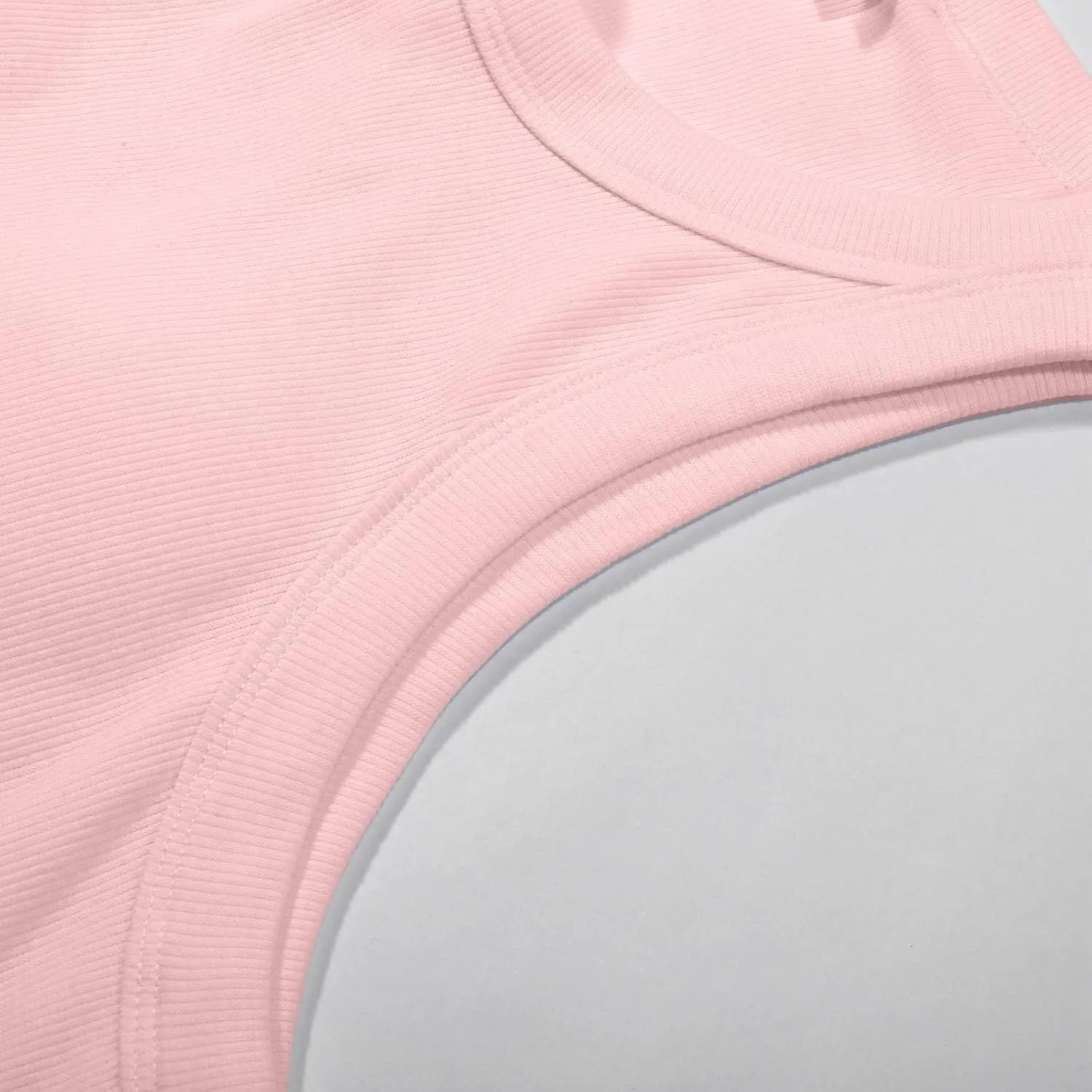 Cotton Shelf Bra Camisole Tops for Women Comfy Y2K Rib Vest Spring Summer Layering Tank Summer Outfits Cami Shirt