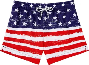Durio Boys' Swim Trunks - Quick Dry Board Shorts with Stretchy Fabric