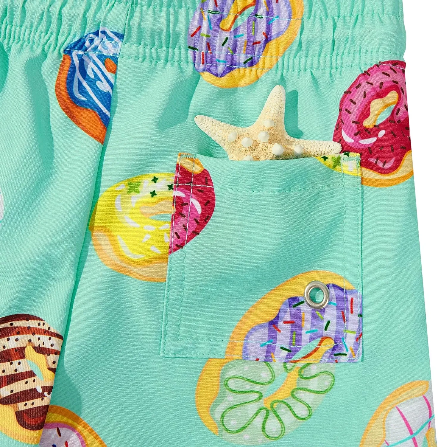 Durio Boys' Swim Trunks - Quick Dry Board Shorts with Stretchy Fabric