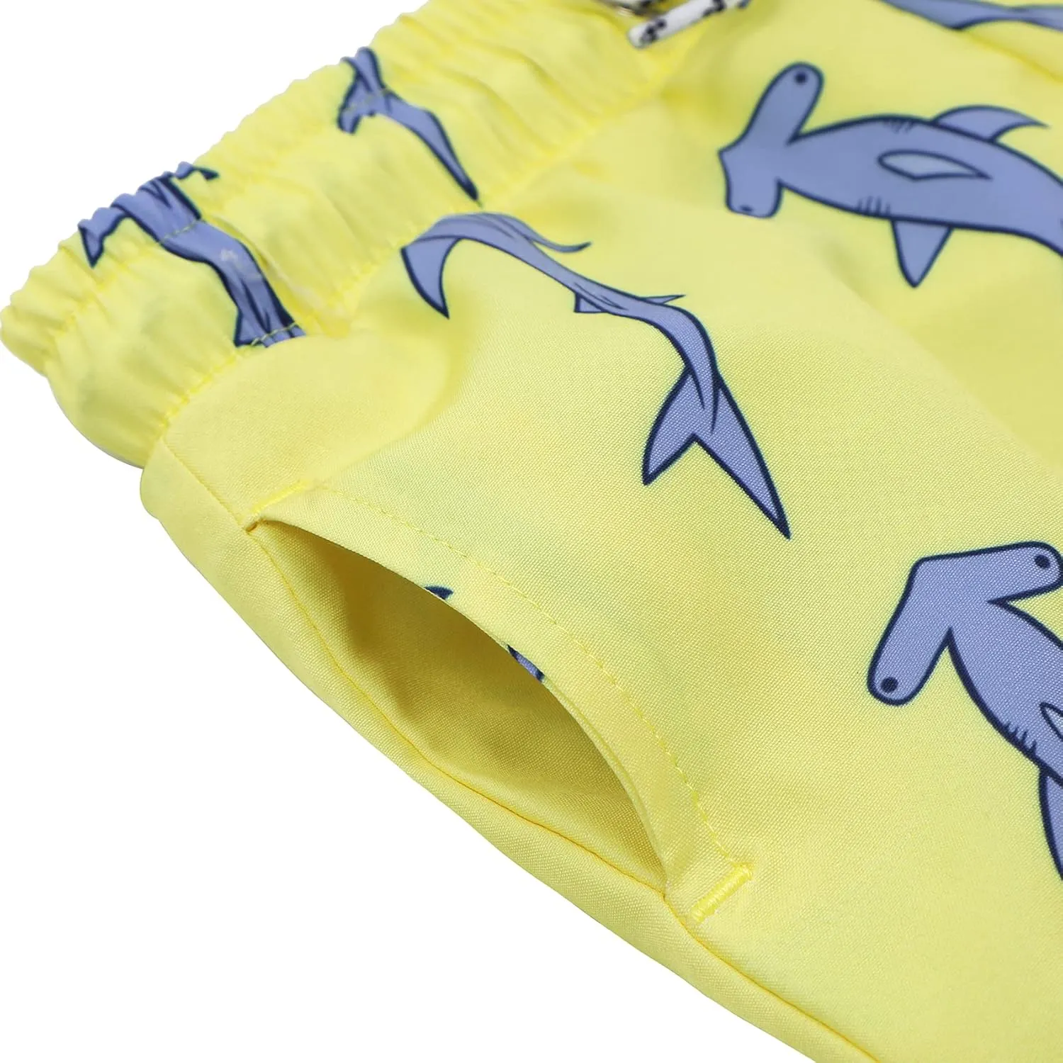 Durio Boys' Swim Trunks - Quick Dry Board Shorts with Stretchy Fabric