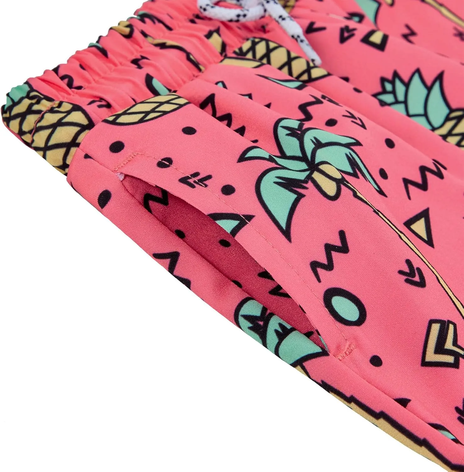 Durio Boys' Swim Trunks - Quick Dry Board Shorts with Stretchy Fabric