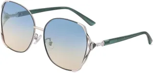 Elegant Frame Woman Trendy Fashion Sunglasses