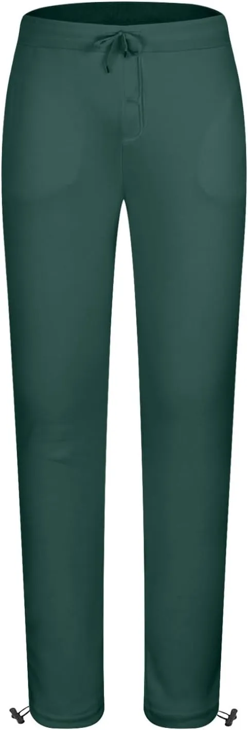 Fleece Lined Sweatpants Men Loose Fit Jogger Pull On Elastic Waist Drawstring Athletic Pants with Pockets