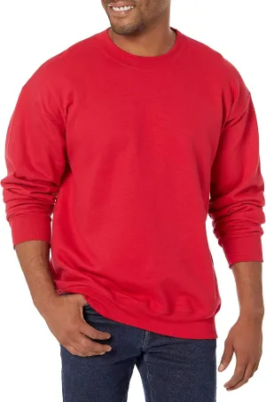 Hanes Men's Sweatshirt, Heavyweight Fleece Sweatshirt, Crewneck Pullover for Men