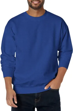 Hanes Men's Sweatshirt, Heavyweight Fleece Sweatshirt, Crewneck Pullover for Men