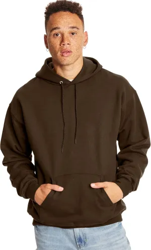 Hanes Ultimate, Heavyweight Fleece Hoodie, Cotton Sweatshirt for Men, Dark Chocolate
