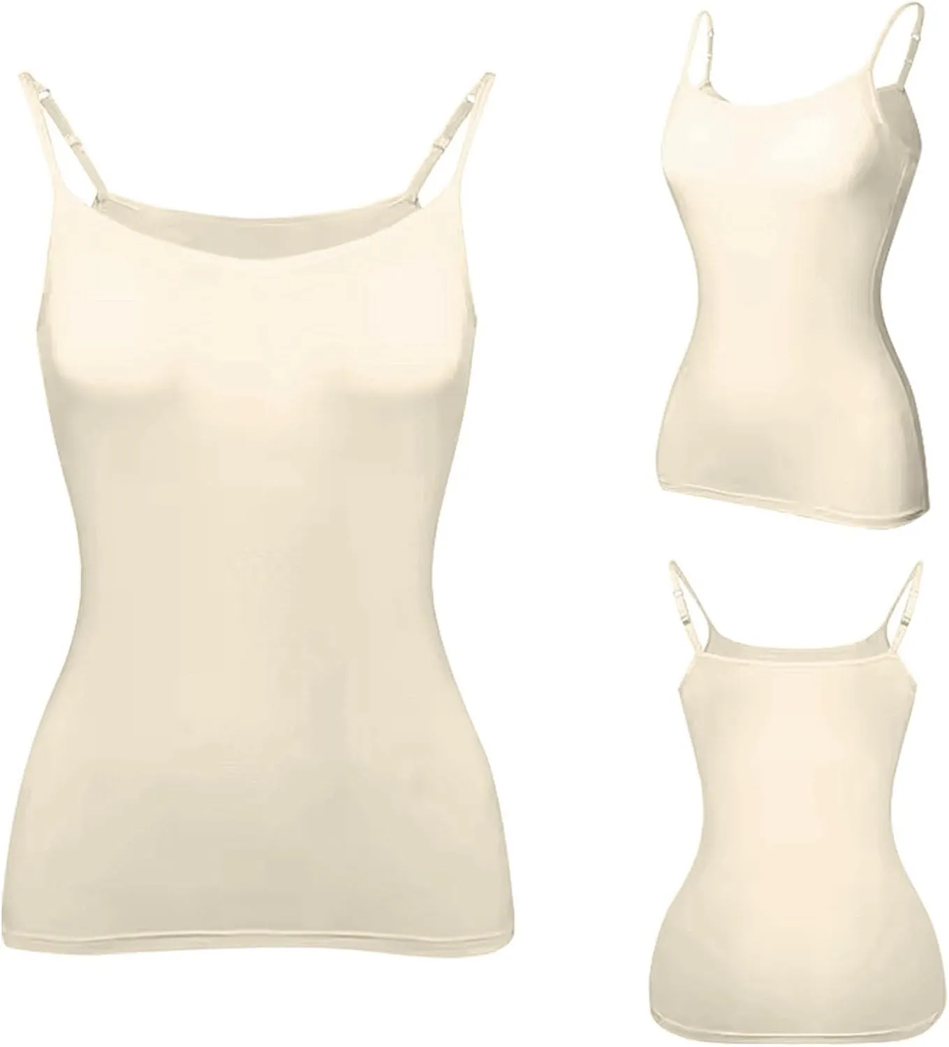HTHLVMD Cotton Shelf Bra Camisoles Ladies Kawaii Summer Off The Shoulder Tank Tops Coloured Soft Slims Camisole