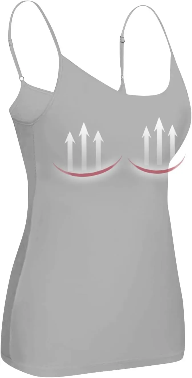 HTHLVMD Cotton Shelf Bra Camisoles Ladies Kawaii Summer Off The Shoulder Tank Tops Coloured Soft Slims Camisole