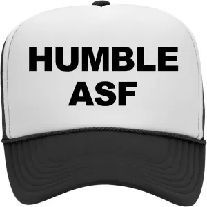 Humble Asf Trucker Hat | Meme Funny Rich Comedian Skit | Premium Mesh Foam Snapback Hat for Men & Women