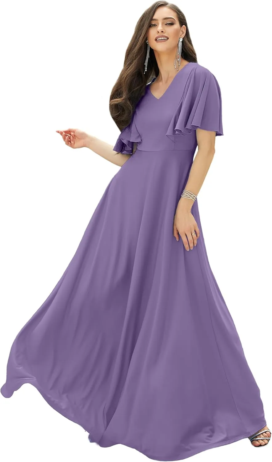 KOH KOH Womens Long Elegant Bridesmaid Evening Cocktail Modest Maxi Dress