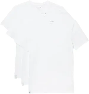Lacoste Men's 100% Cotton Slim Fit V-Neck T-Shirt, 3-Pack