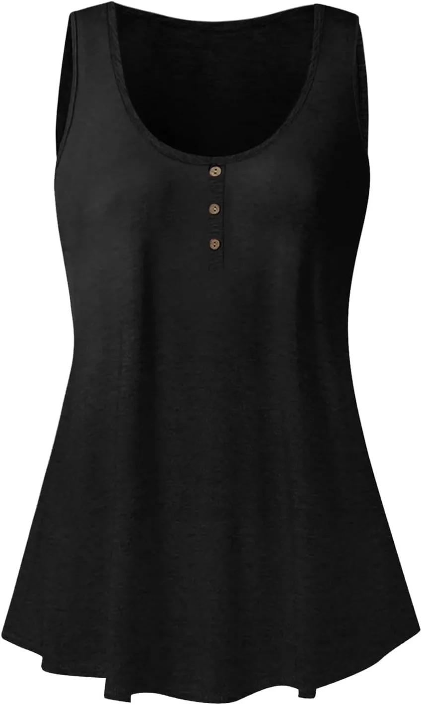 Ladies Blouse Summer Sleeveless Tunic Womens Trendy Floral Printed Tee 2024 Tshirt O-Neck Tops Daily Dressy Shirt