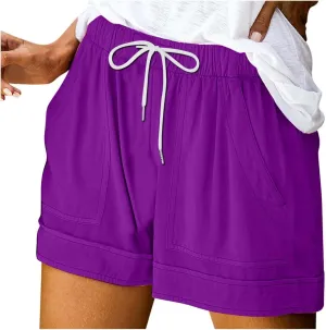 LCMTWX Golf Shorts Casual Pants High-Waist Sports Loose Shorts Casual Fashion Pants Golf Shorts Yoga Shorts for Women Women