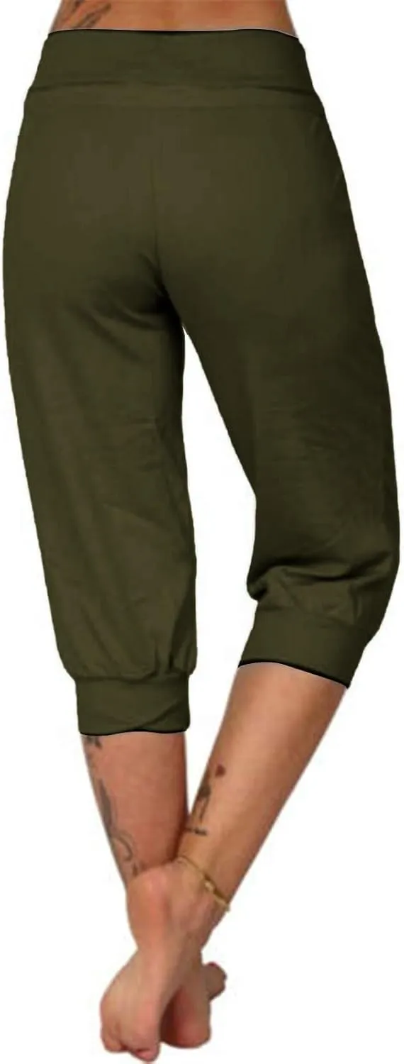 LCMTWX Womens Shorts Casual Elastic Pants for Women Fashion Casual Fashion Shorts Trousers Solid Ppants Womens Shorts