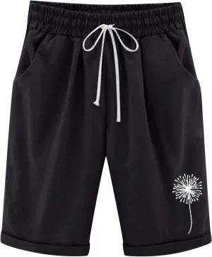 LCMTWX Yoga Shorts for Women High Waist Pants Straight Leg Sports Casual Loose Shorts Yoga Shorts for Women Swim Shorts