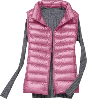 Light Weight Down Jacket for Women Packable Soft Full Zip Puffer Jacket with Hood Winter Autumn Coats Jackets Women