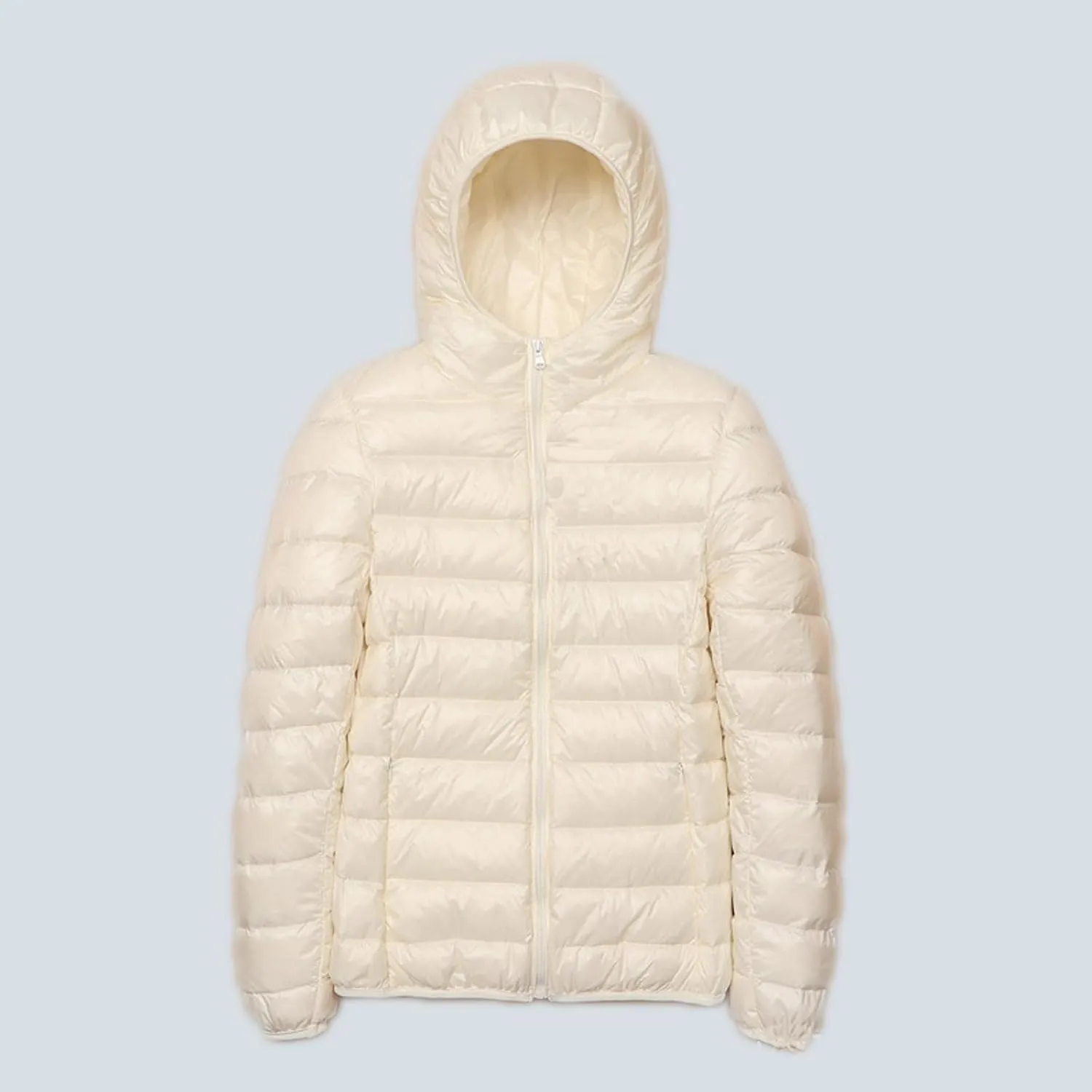 Light Weight Down Jacket for Women Packable Soft Full Zip Puffer Jacket with Hood Winter Autumn Coats Jackets Women