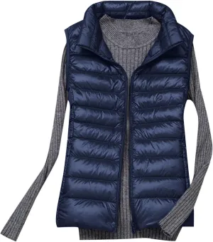 Light Weight Down Jacket for Women Packable Soft Full Zip Puffer Jacket with Hood Winter Autumn Coats Jackets Women