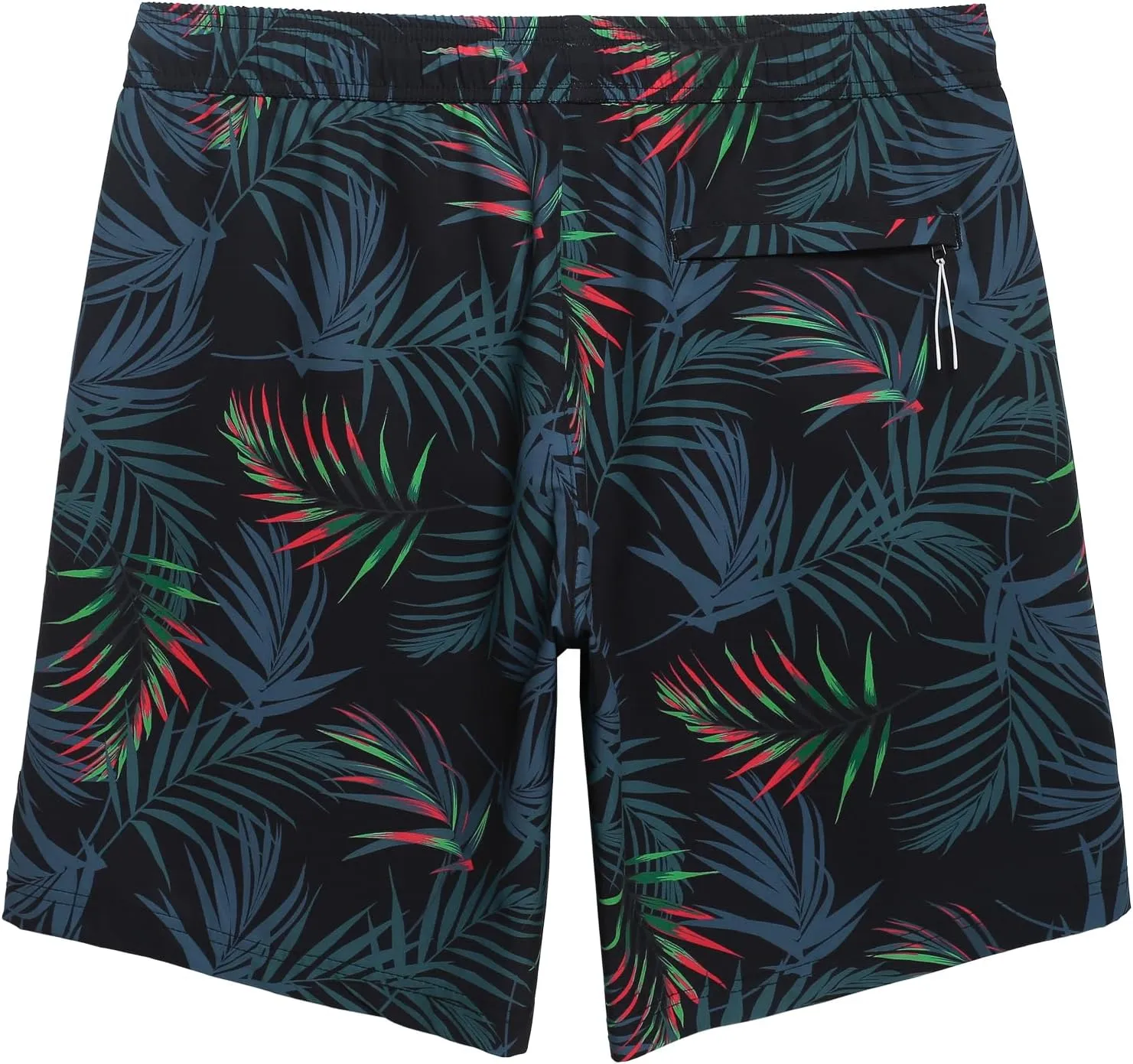 maamgic Mens Swim Trunks 9 Inch with Mesh Lining Bathing Suit Stretch Board Shorts with Zip Pockets for Swimming Shark