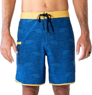 Maui Rippers Men's 18"-19" 4-Way Stretch Boardshorts Swim Trunks