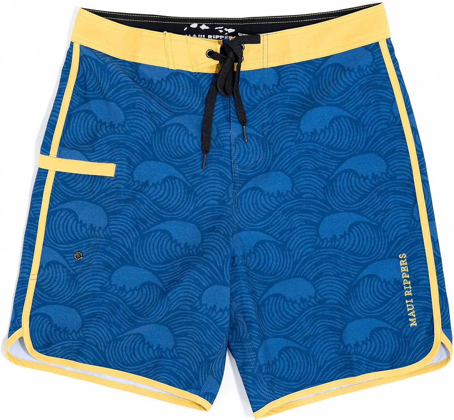 Maui Rippers Men's 18"-19" 4-Way Stretch Boardshorts Swim Trunks