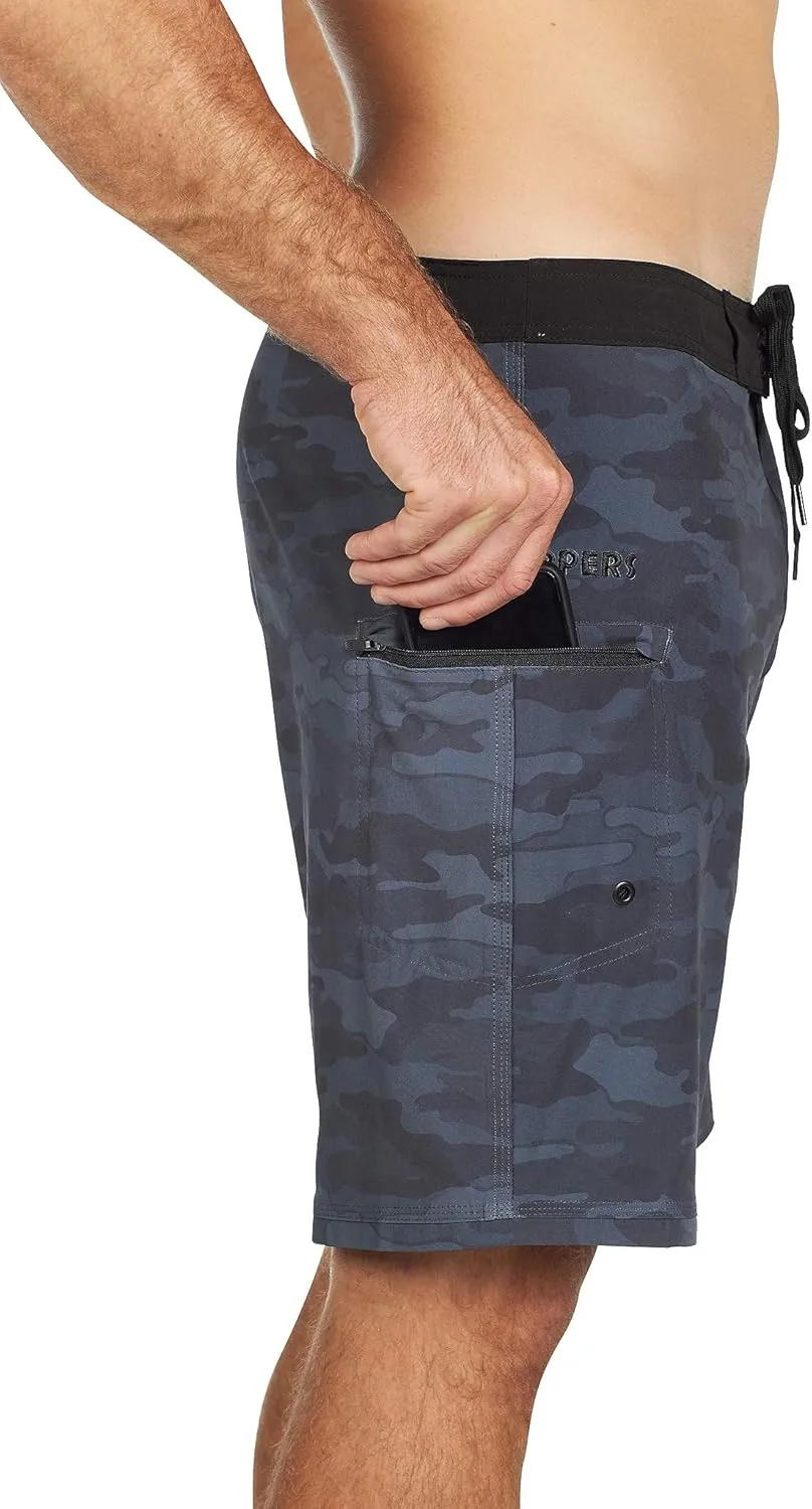 Maui Rippers Men's 18"-19" 4-Way Stretch Boardshorts Swim Trunks