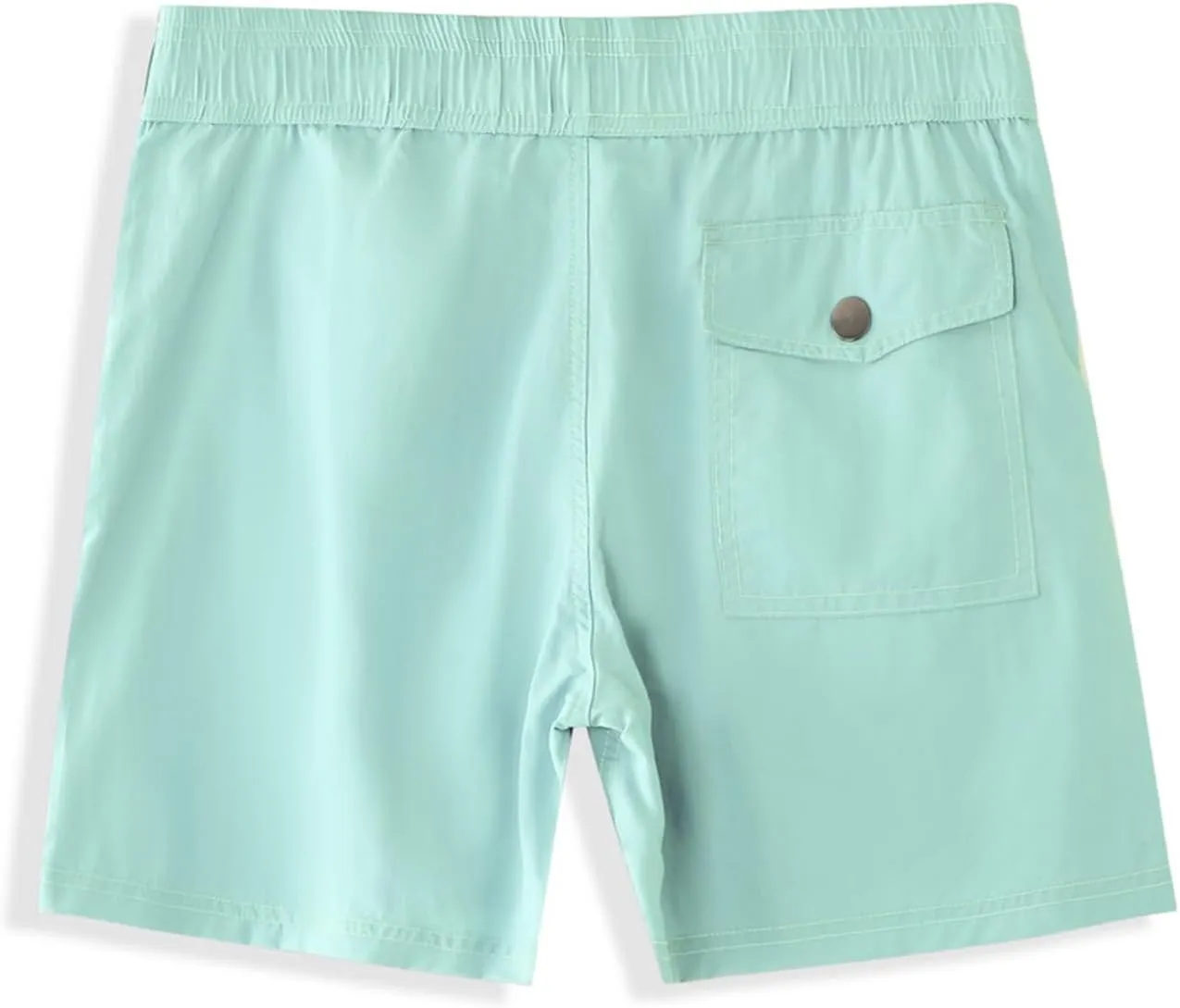 Men Swim Trunks Quick Dry Beach Bathing Suit Stretch Swim Shorts Swimsuit with Pockets