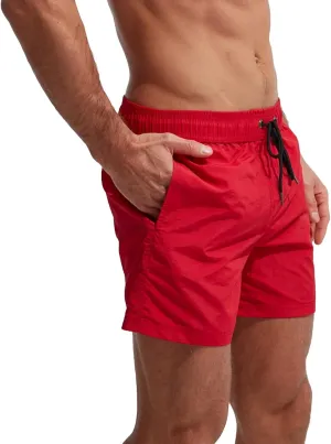 Men Swim Trunks Quick Dry Beach Bathing Suit Stretch Swim Shorts Swimsuit with Pockets