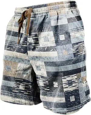 Men Swim Trunks Simple Beach Beach Solid Color Sports Fitness Leisure Pants Quick Dry Board Shorts with Mesh Lining